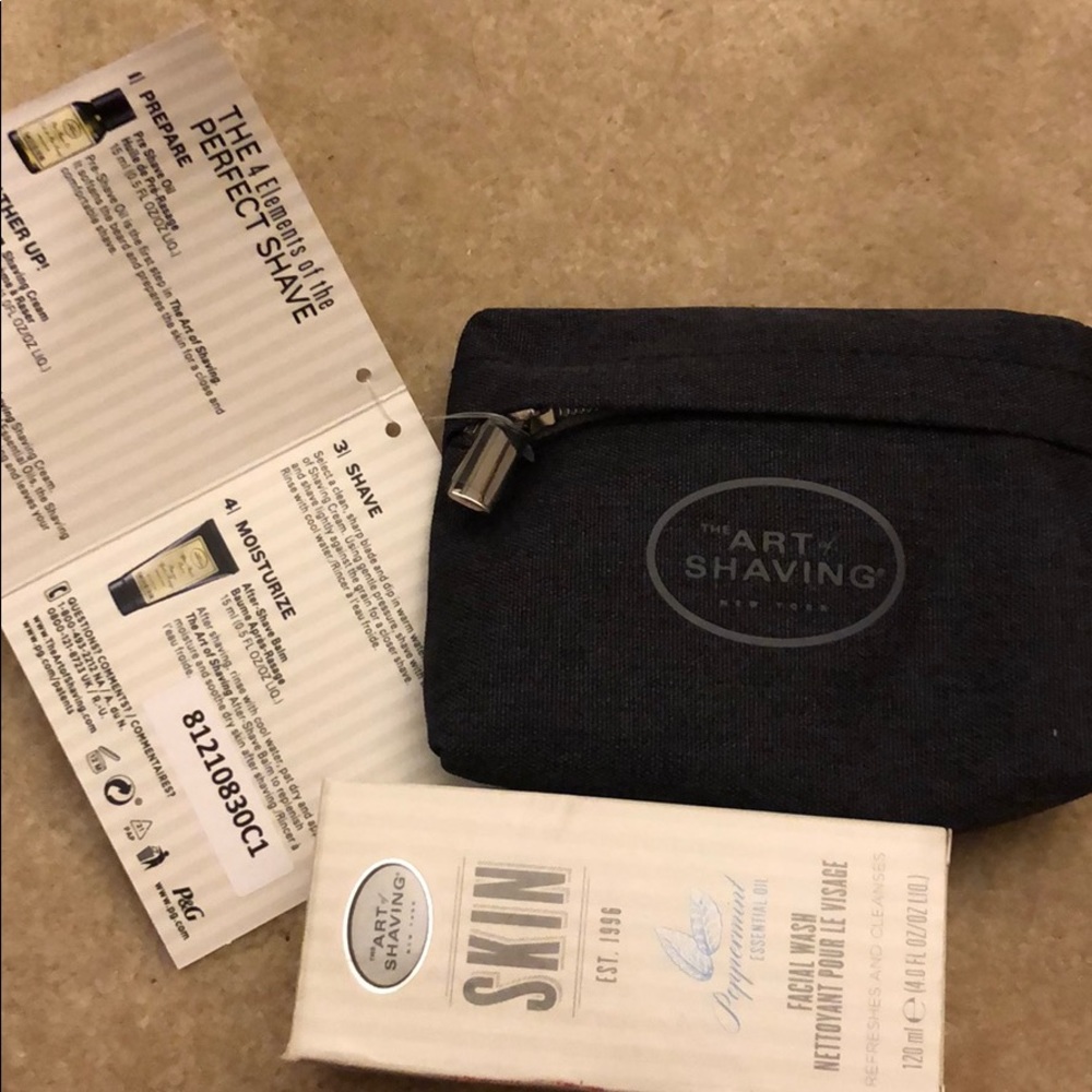 Art of the shaving kit plus full size face wash